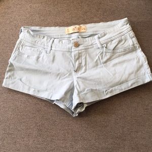 Light blue hollister shorts size 11